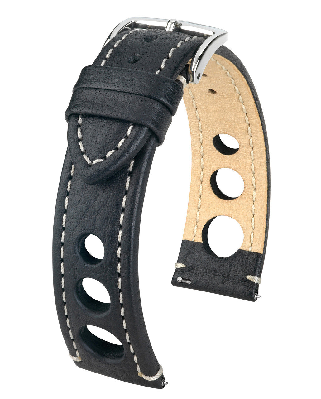 Hirsch Rally Buffalo Calfskin Sports Watchband