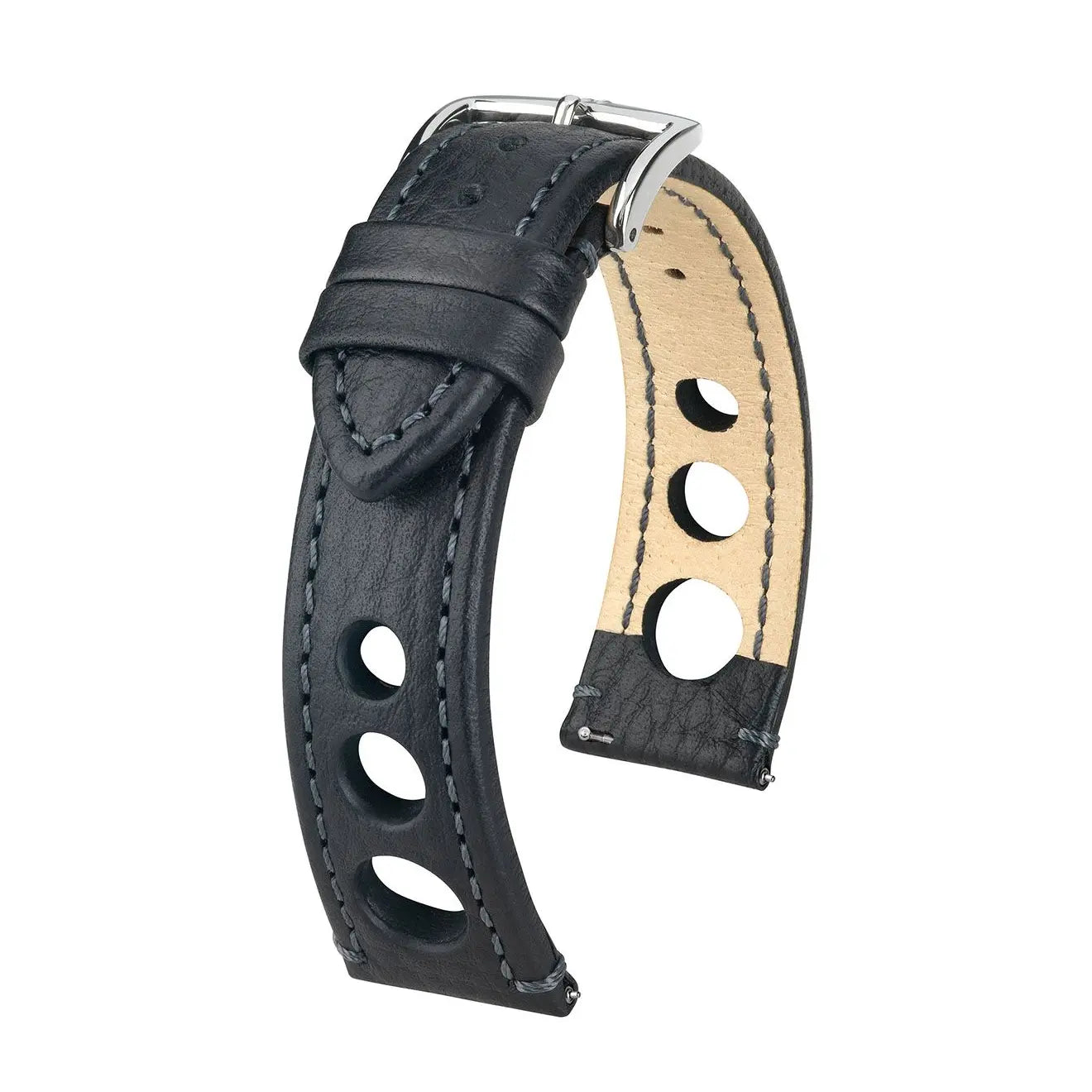 Hirsch Rally Buffalo Calfskin Sports Watchband