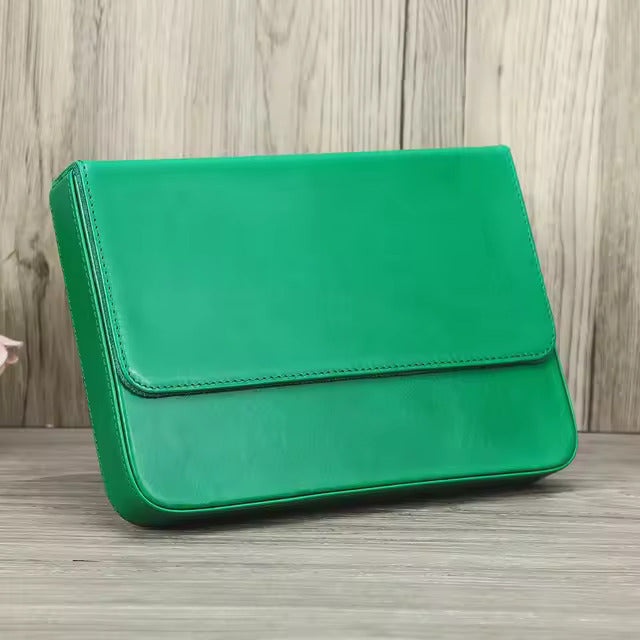 Contacts Family Genuine Leather Pen Case - 12 Slot