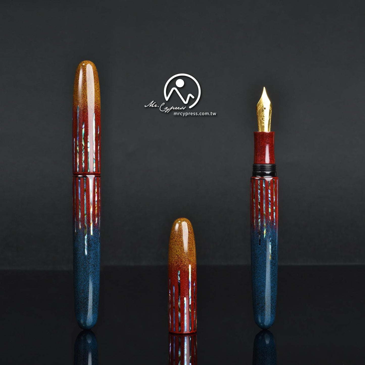 Cypress Kawari-nuri Deep Light 1 with 18k Medium Nib