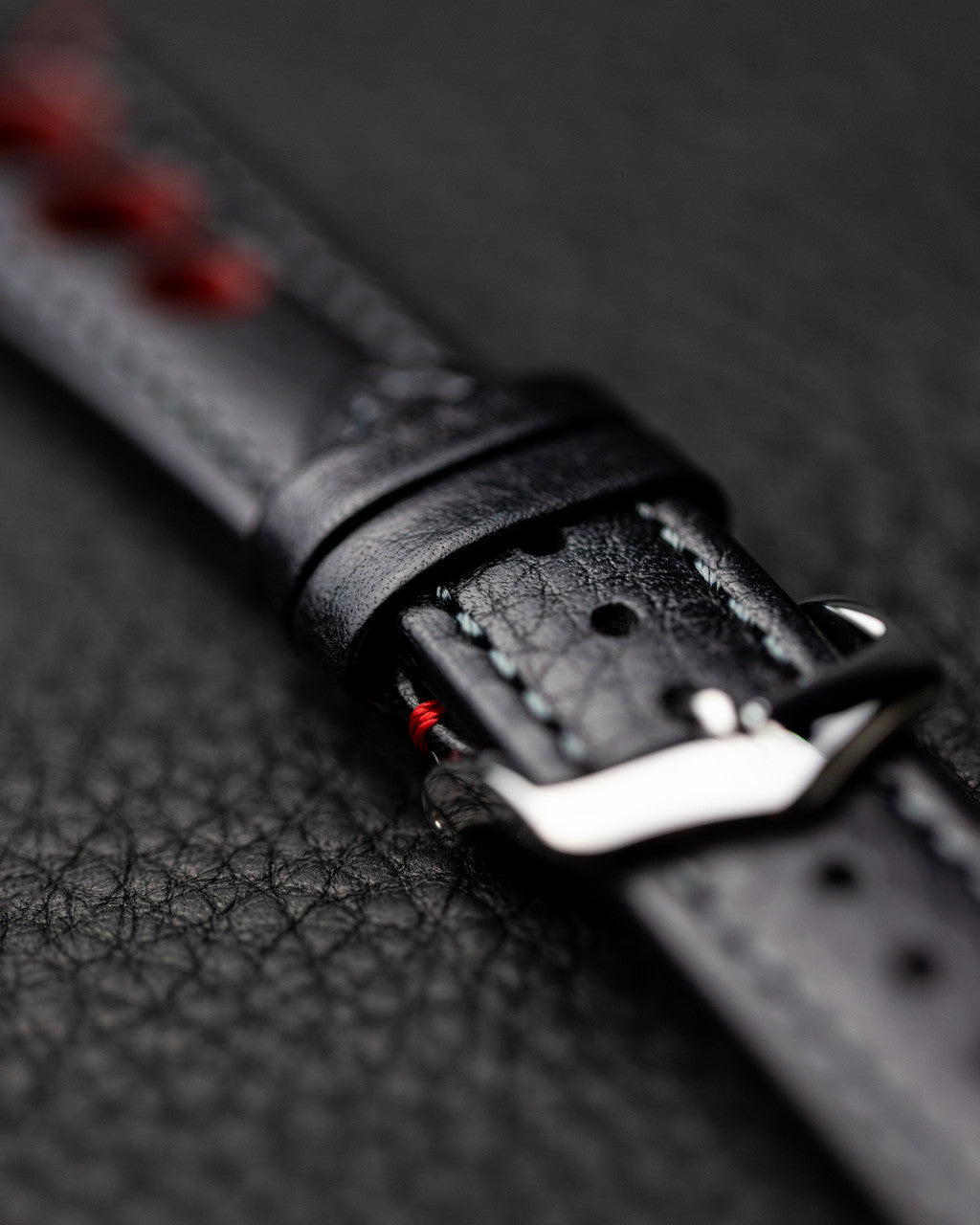 Hirsch Rally Buffalo Calfskin Sports Watchband