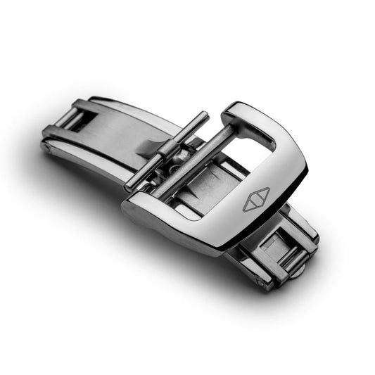 Artem RM Style Deployant Clasp - Polished Stainless Steel