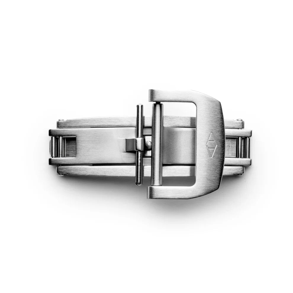 Artem RM Style Deployant Clasp - Brushed Stainless Steel