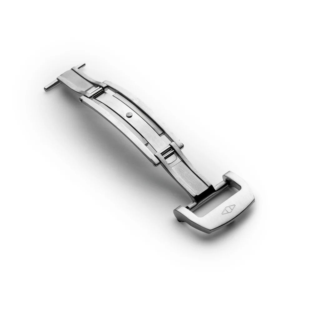 Artem RM Style Deployant Clasp - Brushed Stainless Steel