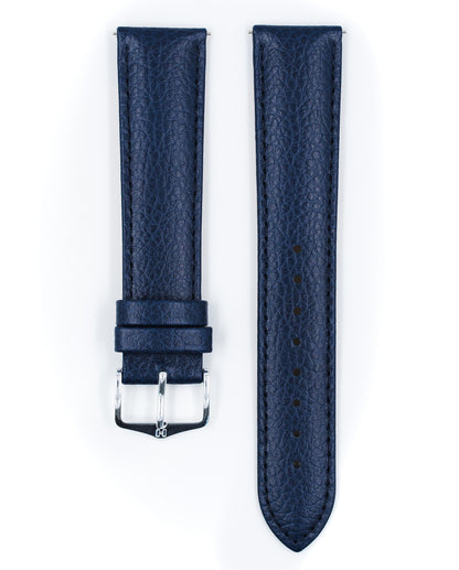 Hirsch Kansas Buffalo Grain Calfskin Watch Strap