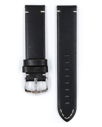 Hirsch Ranger Vintage Style Calfskin Watch Strap