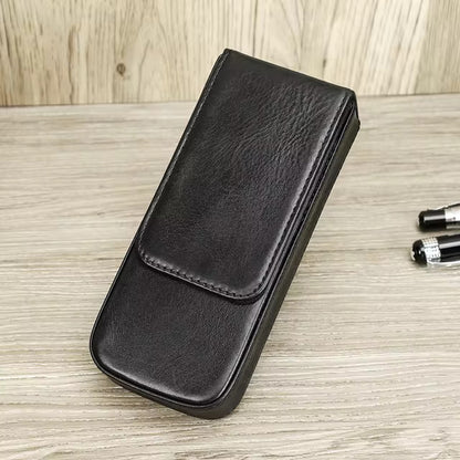 Contacts Family Genuine Leather Pen Case - 3 Slot