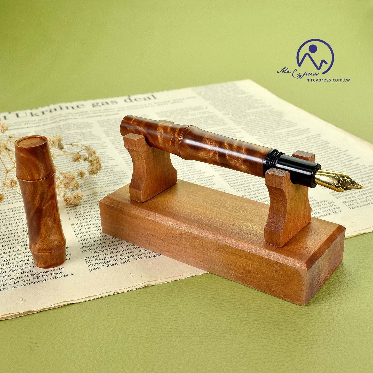 Cypress Incense Cedar Pen Holder