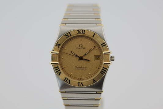 Omega Constellation Manhattan Vintage Two Tone 14K Gold