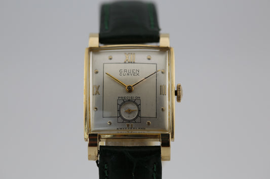 Gruen Curvex Vintage 14K Gold