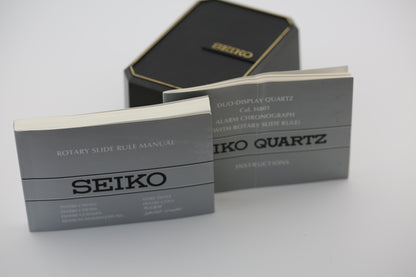 Seiko Duo-Display Alarm Chronograph Two Tone