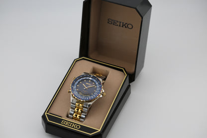 Seiko Duo-Display Alarm Chronograph Two Tone