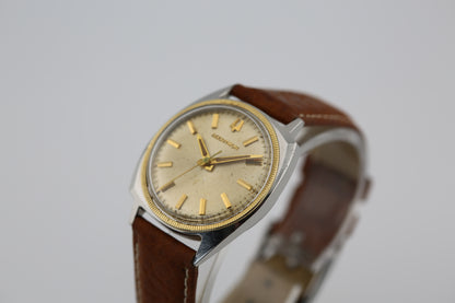 Bulova Accutron 214 Two Tone 14K Gold