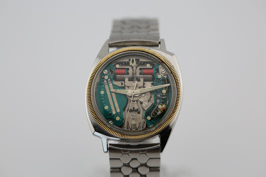 Bulova Accutron Spaceview Two Tone 14K