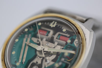 Bulova Accutron Spaceview Two Tone 14K