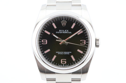 Rolex Oyster Perpetual 36 “Pink Explorer” Dial