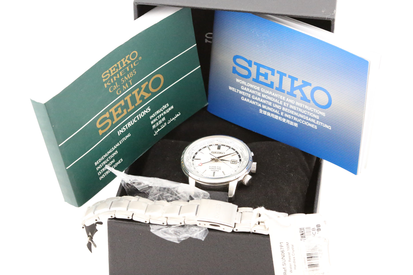 Seiko Kinetic SUN067 World Time