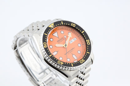 Seiko SKX011J1 Orange Dial