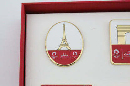 Omega 2024 Paris Olympics Collectors Pin Set