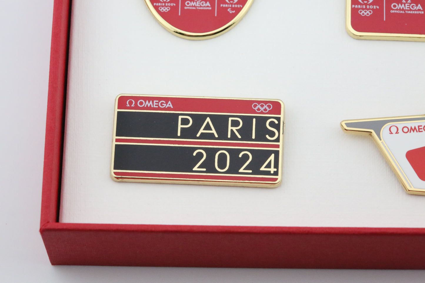 Omega 2024 Paris Olympics Collectors Pin Set