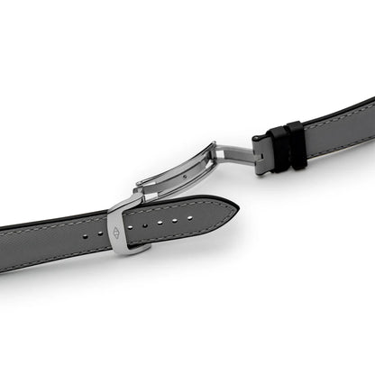 Artem HydroFlex™ Grey Hybrid FKM Watch Strap with Grey Stitching