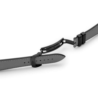 Artem HydroFlex™ Grey Hybrid FKM Watch Strap with Grey Stitching