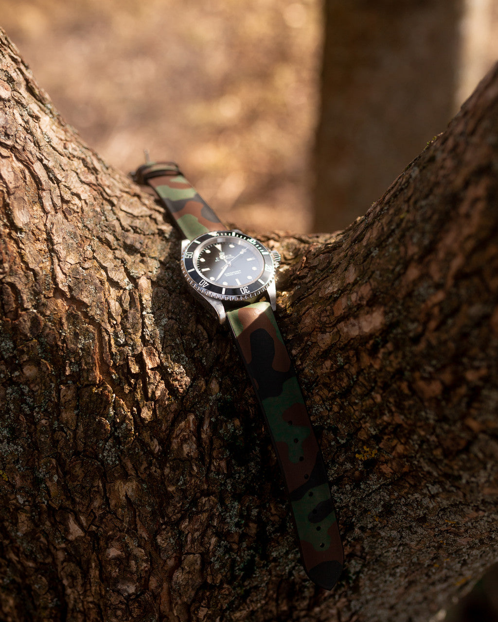 Hirsch John Camouflage Performance Watch Strap