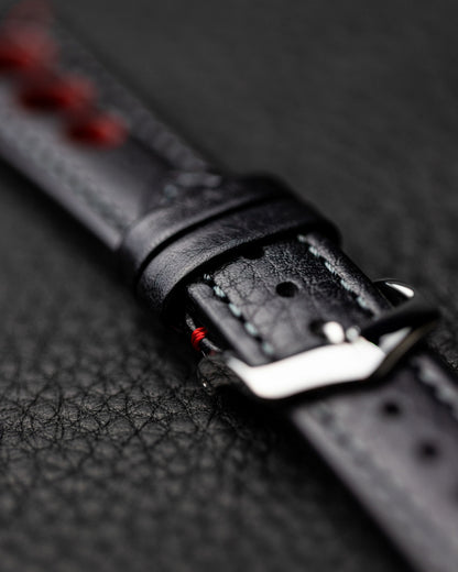 Hirsch Rally Buffalo Calfskin Sports Watchband