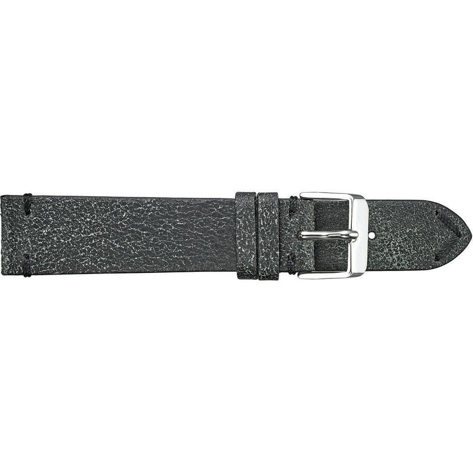 Fleurus Vintage Crust Matching Stitch Leather Watchband