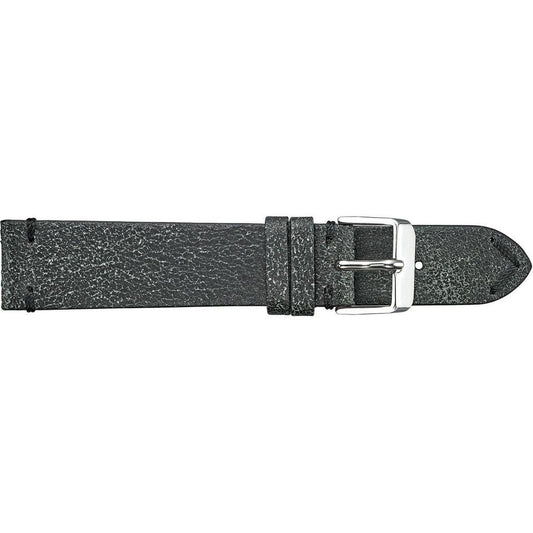 Fleurus Vintage Crust Matching Stitch Leather Watchband